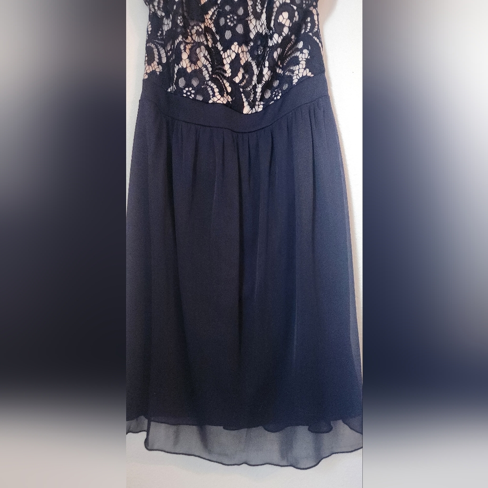 Enfocus Studio Women's Navy Blue dress size 10 - Picture 3 of 6
